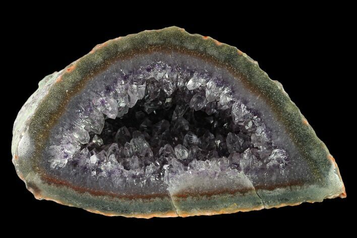 Wide, Purple Amethyst Geode - Uruguay #135349